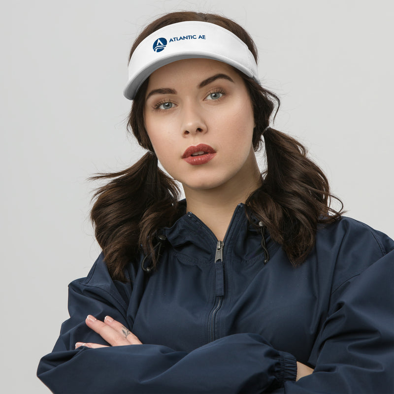 Atlantic AE Tennis Visor - Blue Logo