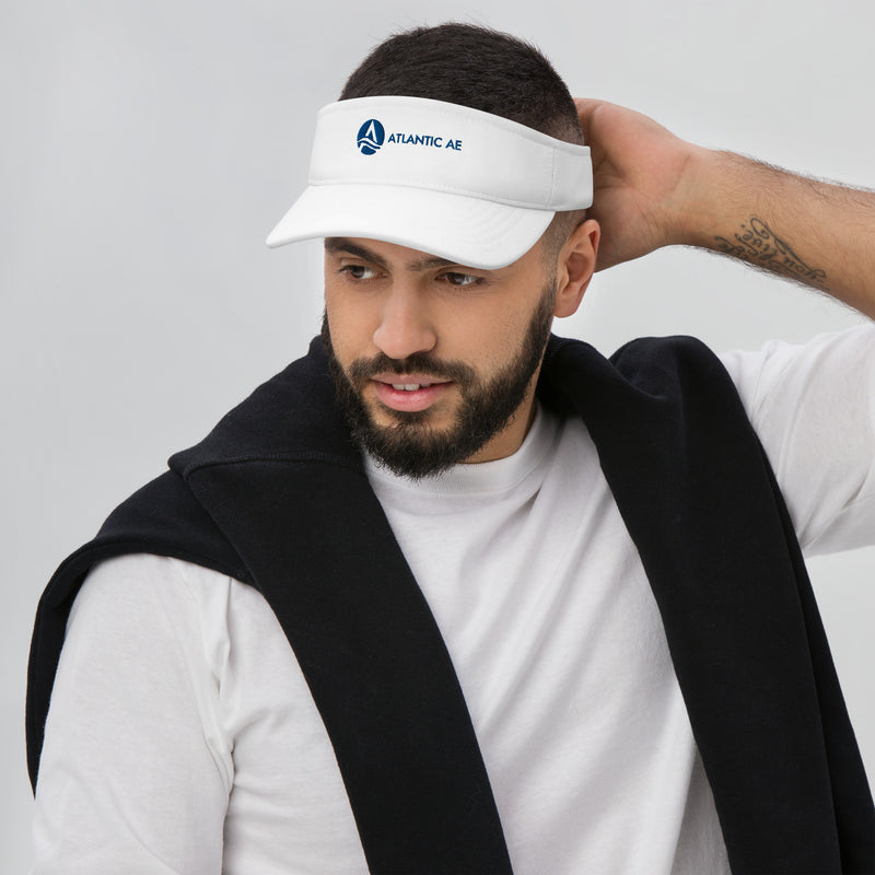 Atlantic AE Tennis Visor - Blue Logo