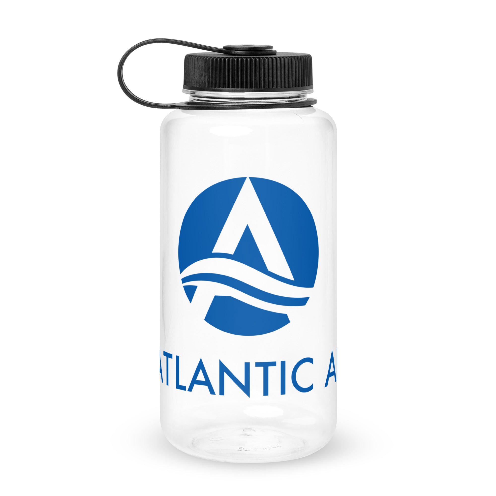 Wide mouth plastic water bottle