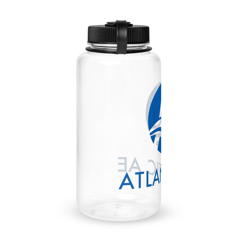 Wide mouth plastic water bottle