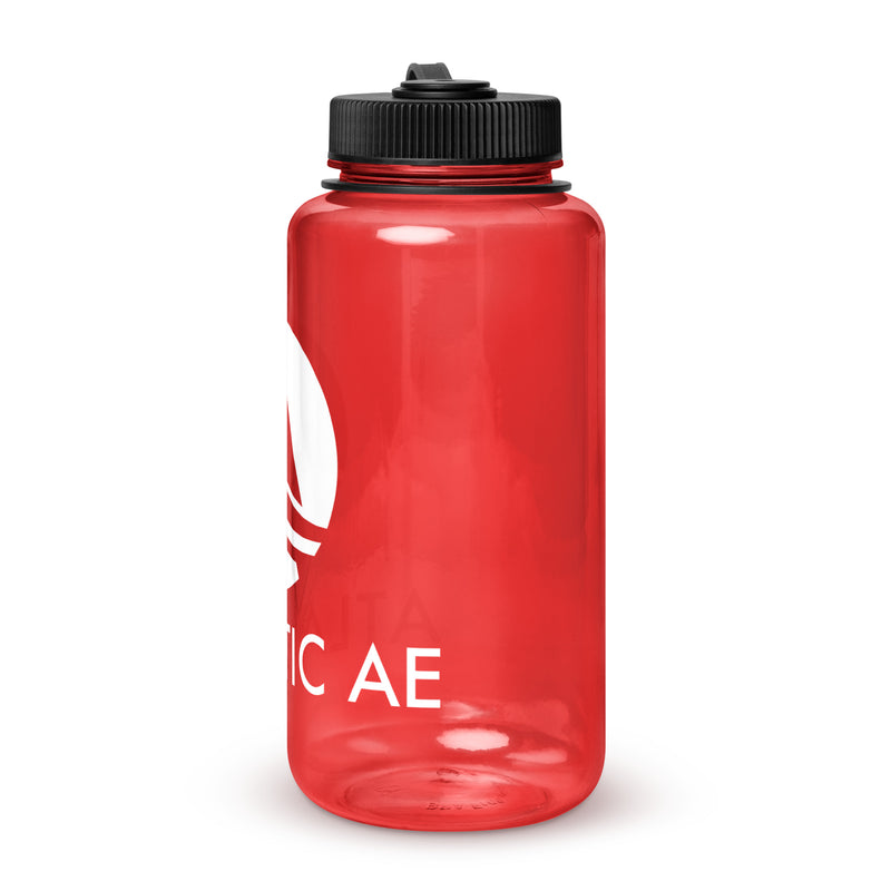 Wide mouth plastic water bottle