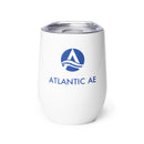 Stainless Steel Wine Tumbler 12oz - Blue Logo