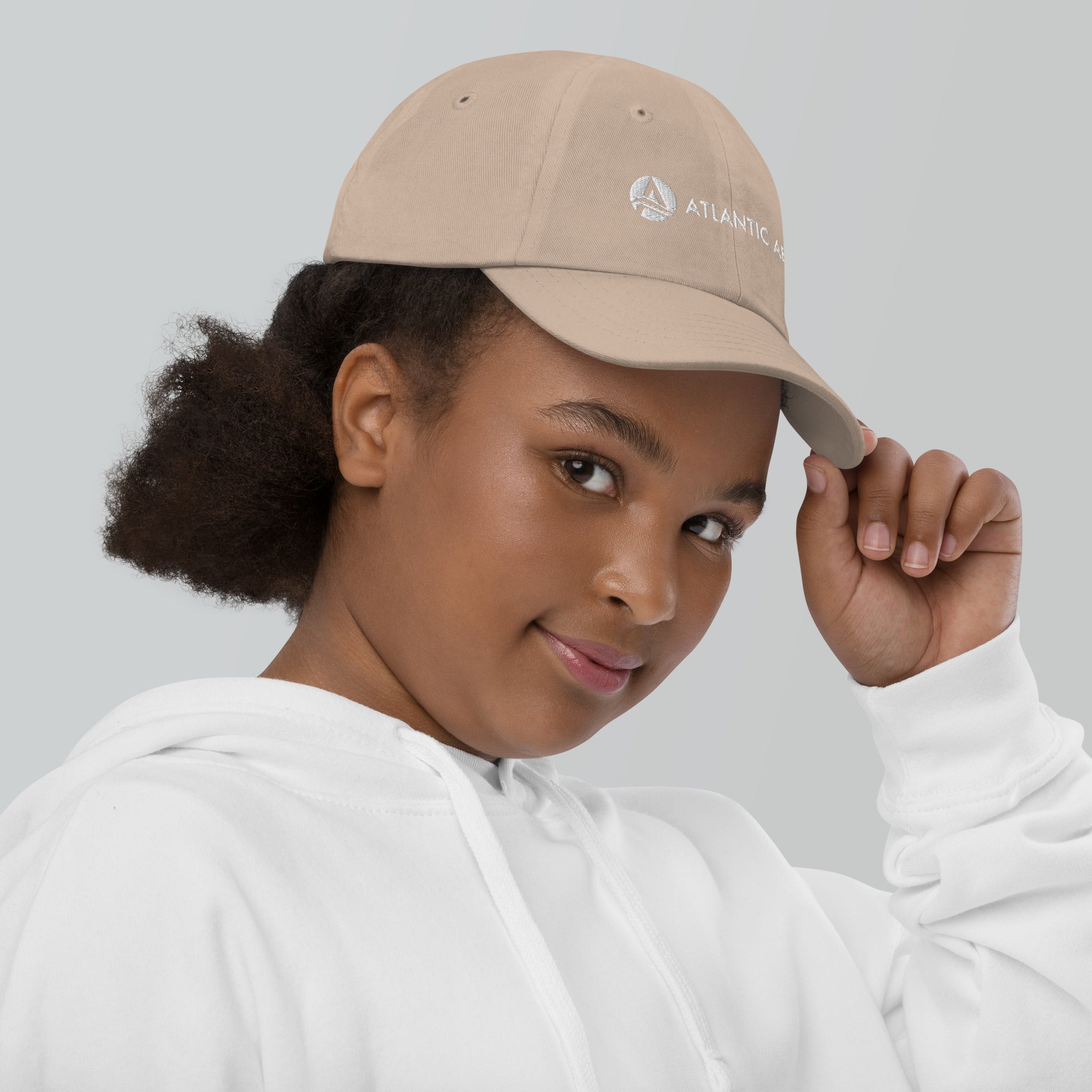 Atlantic AE Youth Baseball Cap - White Logo