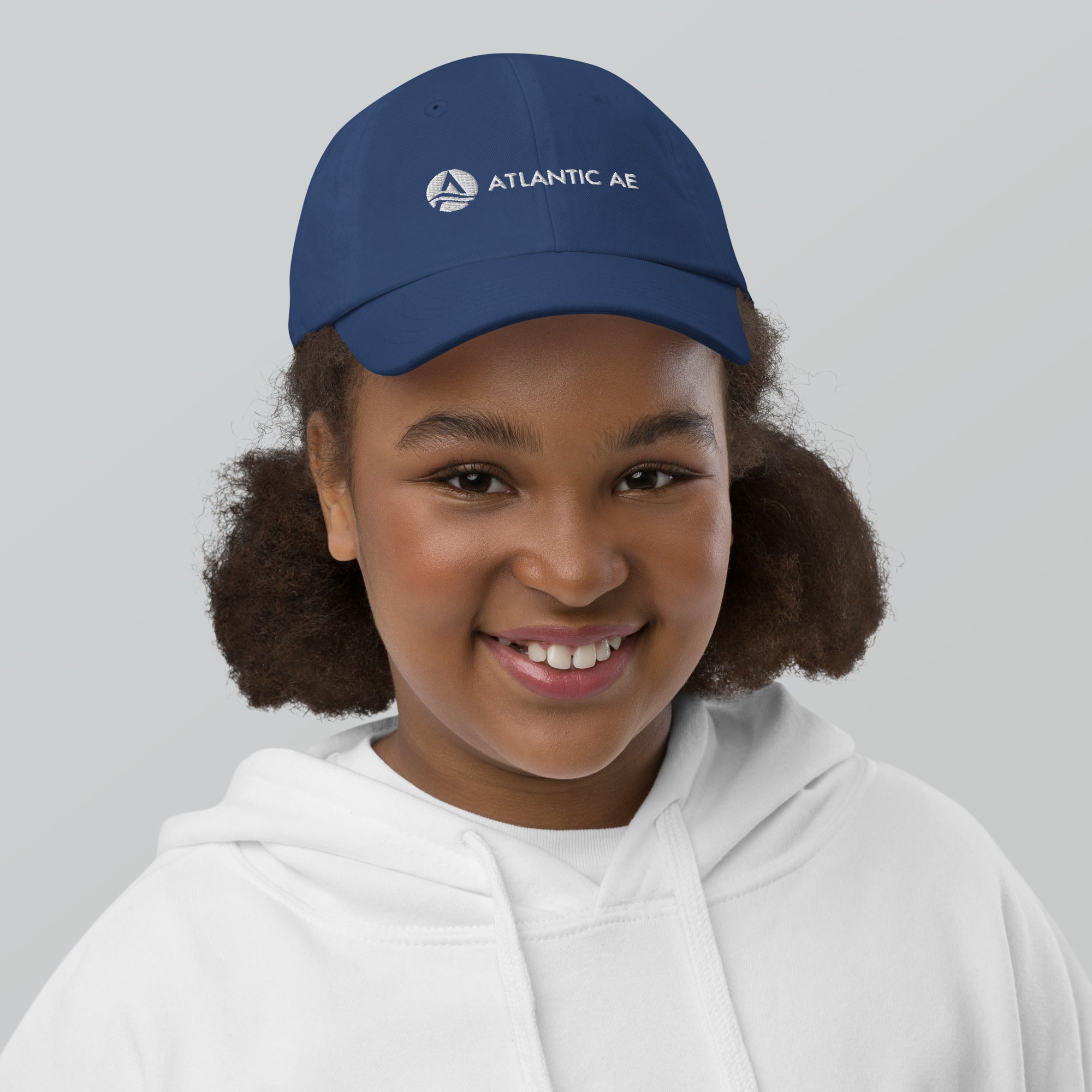 Atlantic AE Youth Baseball Cap - White Logo