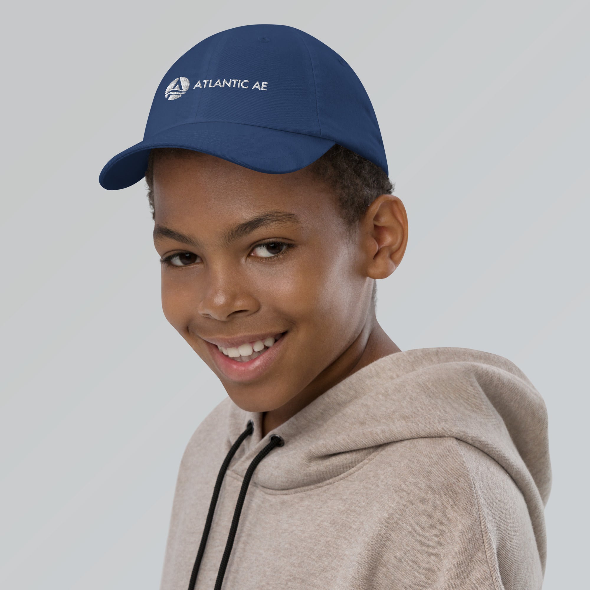 Atlantic AE Youth Baseball Cap - White Logo