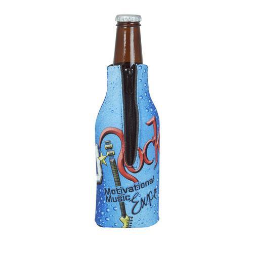 Eco-Foam Zipper Bottle Coolers - Full Color a Bottle Coolers by %shopname