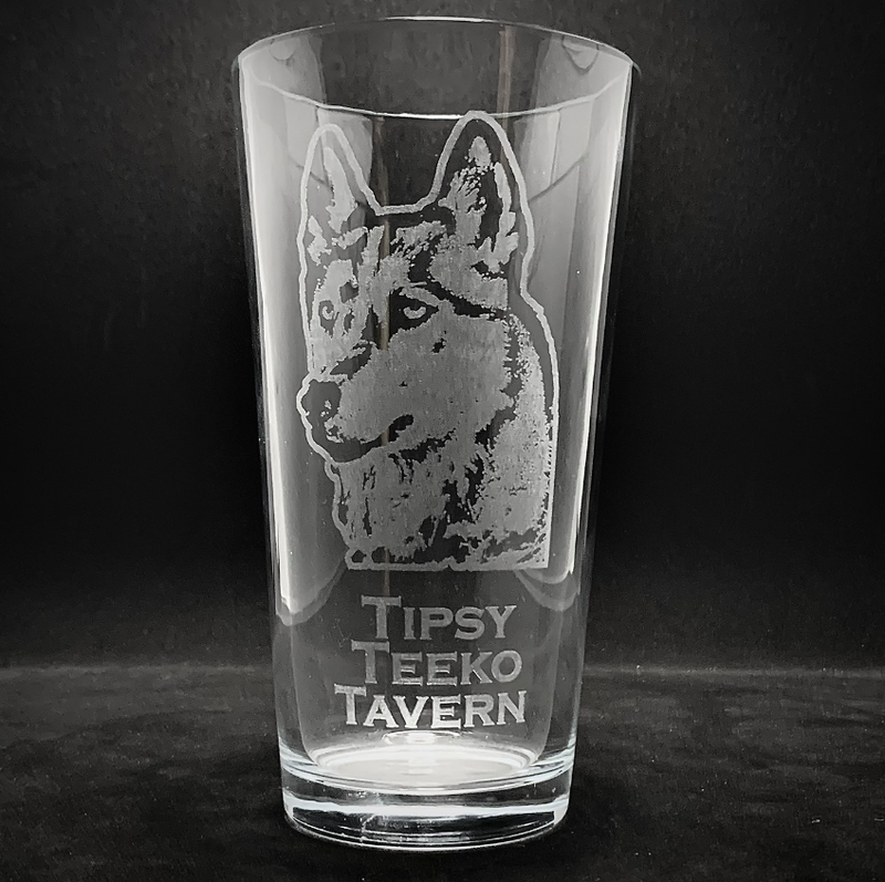 Custom engraved Engraved Mixing Beer Glass - 20 oz - Item 221/23303 from Quality Glass Engraving