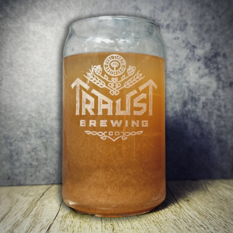 Engraved Glass Can 16 oz - Item 209