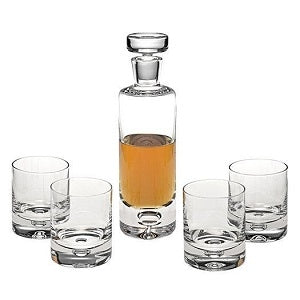 Custom engraved Engraved Crystal Galaxy Bubble Decanter Set - Item 338-5 from Quality Glass Engraving