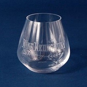 Custom engraved Engraved Atelier Stemless Crystal Wine Glass â€“ 20 oz - Item 457/10290 from Quality Glass Engraving