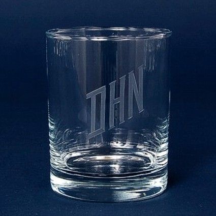 Custom engraved Aristocrat DOF Bar Glass - 14 oz - Item 103/53232-918CD from Quality Glass Engraving