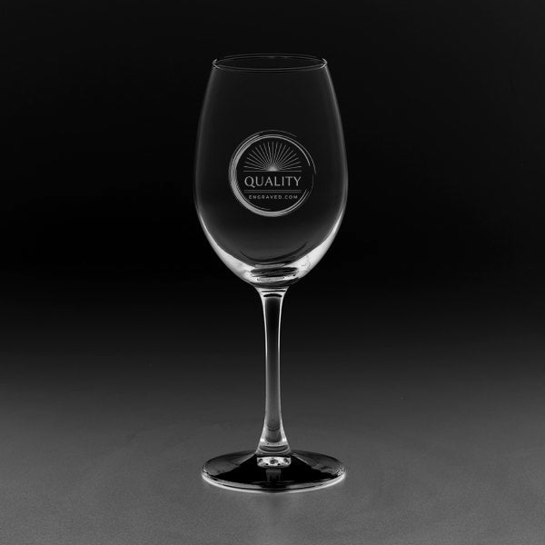 Engraved 12 oz. Acopa Flora Customizable Wine Glass - 5535312